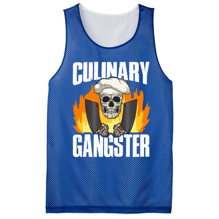 Culinary Gangster Great Gift Mesh Reversible Basketball Jersey Tank