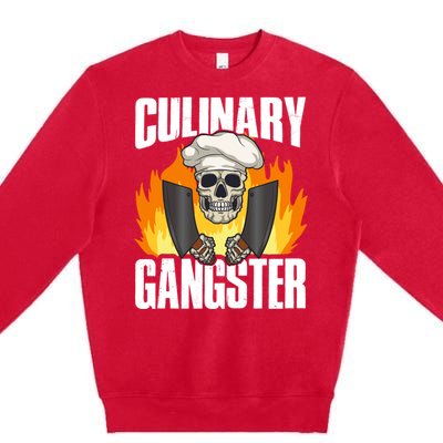 Culinary Gangster Great Gift Premium Crewneck Sweatshirt