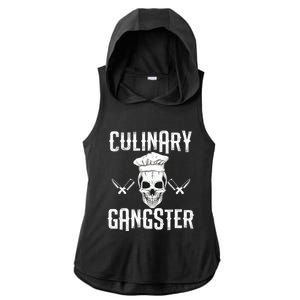 Culinary Gangster Gift Ladies PosiCharge Tri-Blend Wicking Draft Hoodie Tank