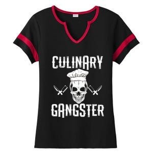 Culinary Gangster Gift Ladies Halftime Notch Neck Tee