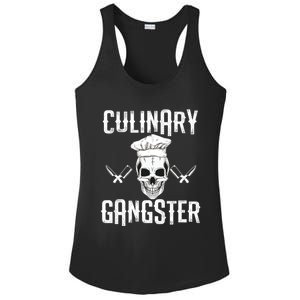 Culinary Gangster Gift Ladies PosiCharge Competitor Racerback Tank