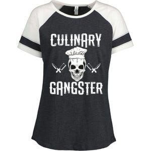 Culinary Gangster Gift Enza Ladies Jersey Colorblock Tee