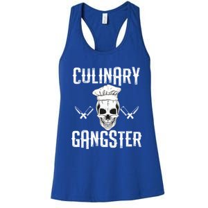 Culinary Gangster Gift Women's Racerback Tank