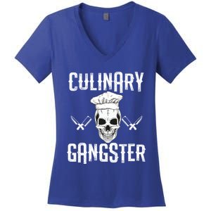 Culinary Gangster Gift Women's V-Neck T-Shirt