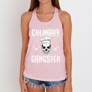 Culinary Gangster Gift Women's Knotted Racerback Tank