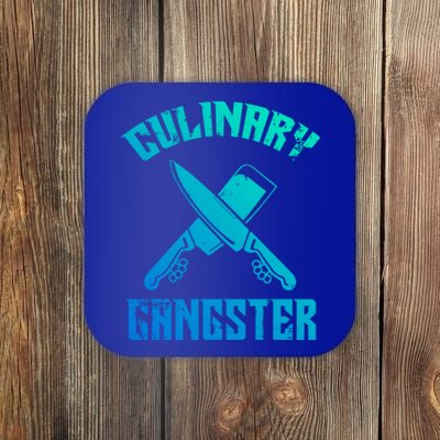 Culinary Gangster Gourmet Kitchen Chef Gift Coaster