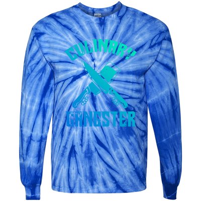 Culinary Gangster Gourmet Kitchen Chef Gift Tie-Dye Long Sleeve Shirt