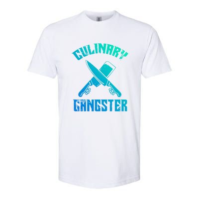 Culinary Gangster Gourmet Kitchen Chef Gift Softstyle CVC T-Shirt