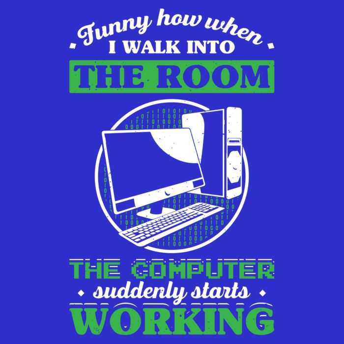 Computer Geek Gift: Tech Support I Computer Starts Working Gift Baby Bodysuit