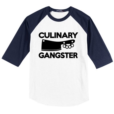 Culinary Gangster Gift Baseball Sleeve Shirt