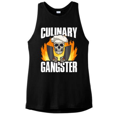 Culinary Gangster Great Gift Ladies PosiCharge Tri-Blend Wicking Tank