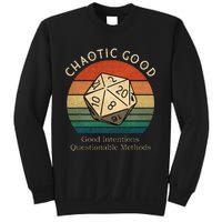 Chaotic Good Good Intentions Questionable Methods Vintage Sweatshirt