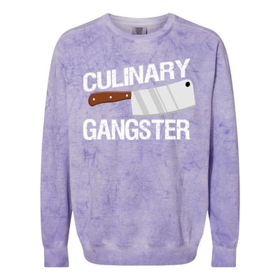 Culinary Gangster Gift Colorblast Crewneck Sweatshirt