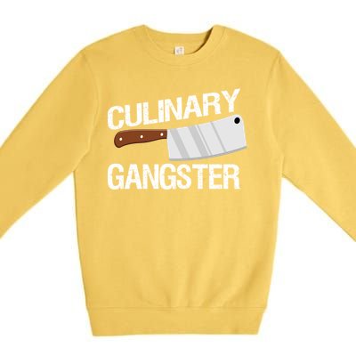 Culinary Gangster Gift Premium Crewneck Sweatshirt