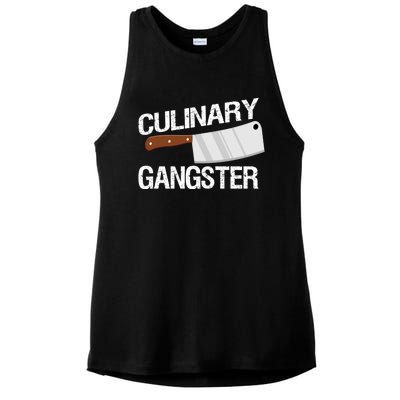 Culinary Gangster Gift Ladies PosiCharge Tri-Blend Wicking Tank