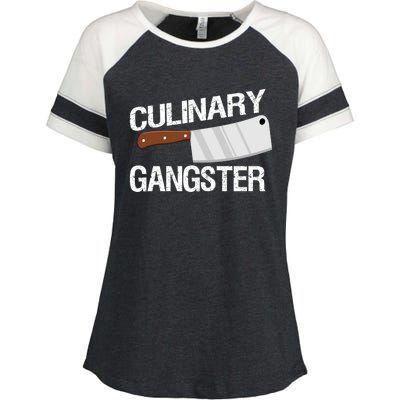 Culinary Gangster Gift Enza Ladies Jersey Colorblock Tee