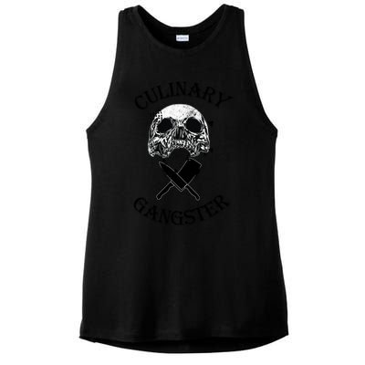 Culinary Gangster Great Gift Ladies PosiCharge Tri-Blend Wicking Tank