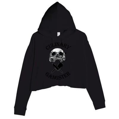 Culinary Gangster Great Gift Crop Fleece Hoodie