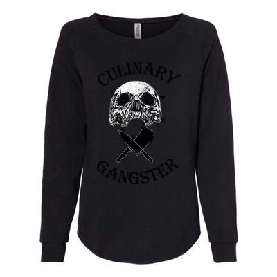 Culinary Gangster Great Gift Womens California Wash Sweatshirt