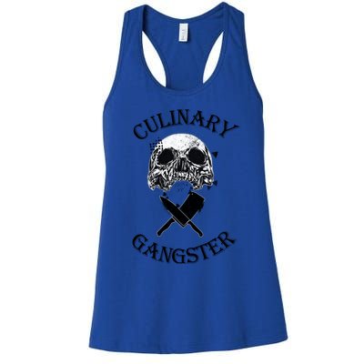 Culinary Gangster Great Gift Women's Racerback Tank