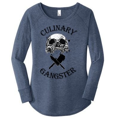 Culinary Gangster Great Gift Women's Perfect Tri Tunic Long Sleeve Shirt