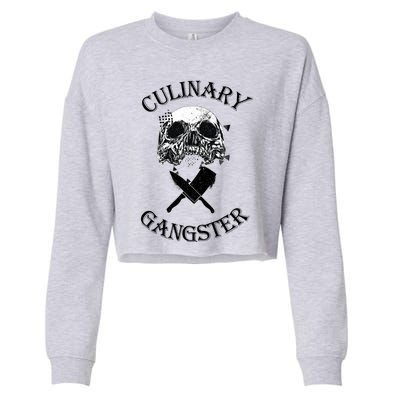 Culinary Gangster Great Gift Cropped Pullover Crew