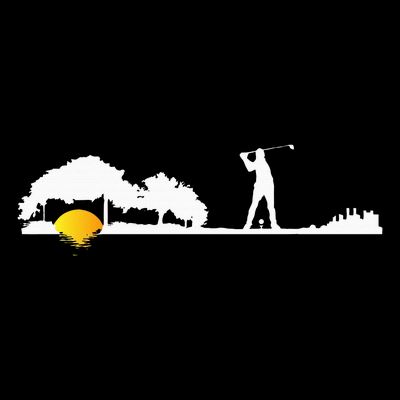 Cool Guitar Golf Player Gift Guitarist Golfer Unique Golfing T-Shirt