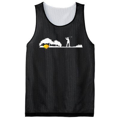 Cool Guitar Golf Player Gift Guitarist Golfer Unique Golfing Mesh Reversible Basketball Jersey Tank