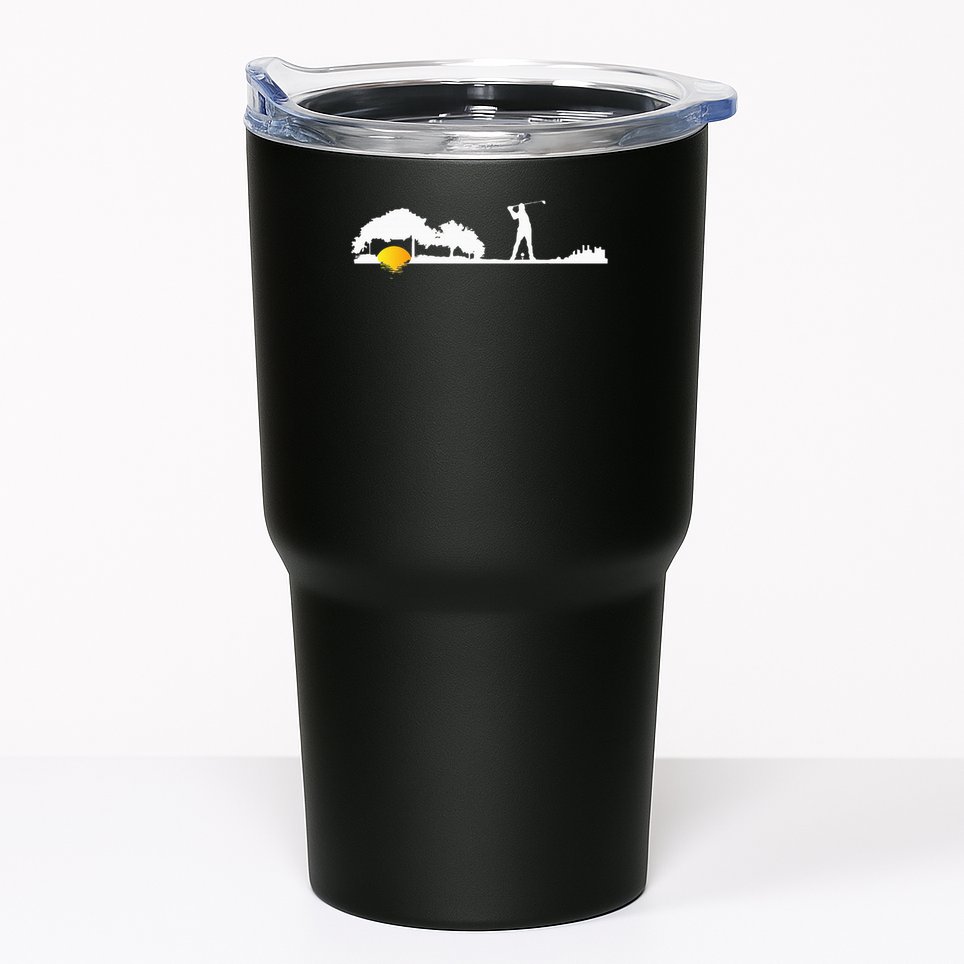 Cool Guitar Golf Player Gift Guitarist Golfer Unique Golfing Tumbler