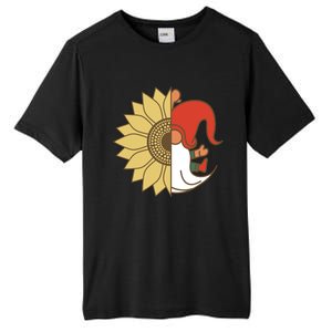 Colorful Garden Gnomes With Sunflower Tall Fusion ChromaSoft Performance T-Shirt