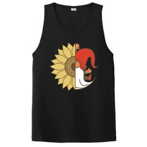 Colorful Garden Gnomes With Sunflower PosiCharge Competitor Tank