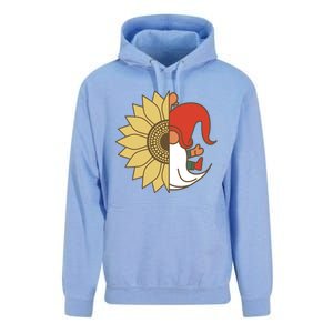 Colorful Garden Gnomes With Sunflower Unisex Surf Hoodie