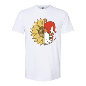 Colorful Garden Gnomes With Sunflower Softstyle CVC T-Shirt