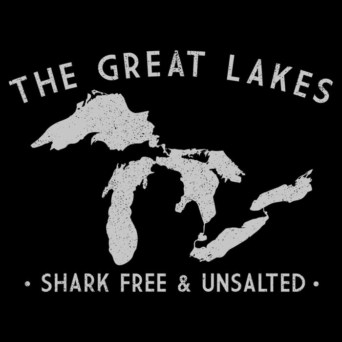 Cool Gift Great Lakes Shark Free And Unsalted Funny Vintage Bag