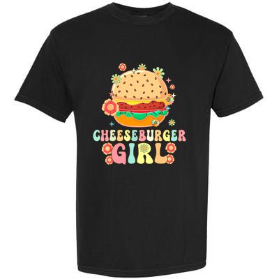 Cheeseburger Girl Groovy Burger Girl Garment-Dyed Heavyweight T-Shirt