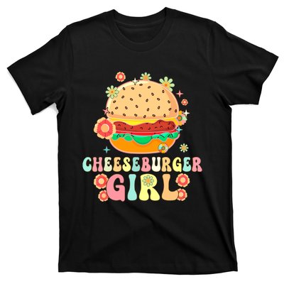 Cheeseburger Girl Groovy Burger Girl T-Shirt