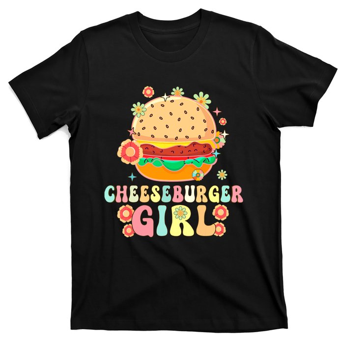 Cheeseburger Girl Groovy Burger Girl T-Shirt