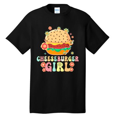 Cheeseburger Girl Groovy Burger Girl Tall T-Shirt