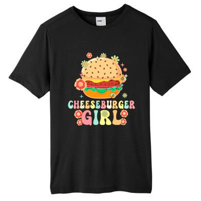 Cheeseburger Girl Groovy Burger Girl Tall Fusion ChromaSoft Performance T-Shirt