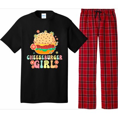 Cheeseburger Girl Groovy Burger Girl Pajama Set