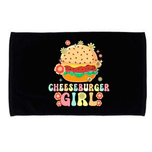 Cheeseburger Girl Groovy Burger Girl Microfiber Hand Towel