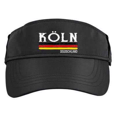 Cologne Germany Gift Koln Souvenir Adult Drive Performance Visor