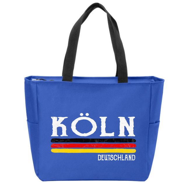 Cologne Germany Gift Koln Souvenir Zip Tote Bag