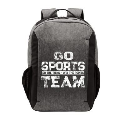 Cool Gift Go Sports Do The Thing Win The Points Team Gift Vector Backpack