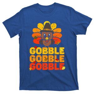 cute gobble gobble turkey thanksgiving day  T-Shirt