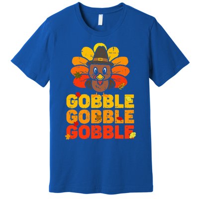 cute gobble gobble turkey thanksgiving day  Premium T-Shirt