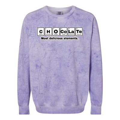 Ccute Gifthcute Giftocute Giftcocute Giftlacute Giftte Delicious Elets Periodic Colorblast Crewneck Sweatshirt