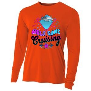 Cute Girl Gone Cruising Girl Trip Cooling Performance Long Sleeve Crew