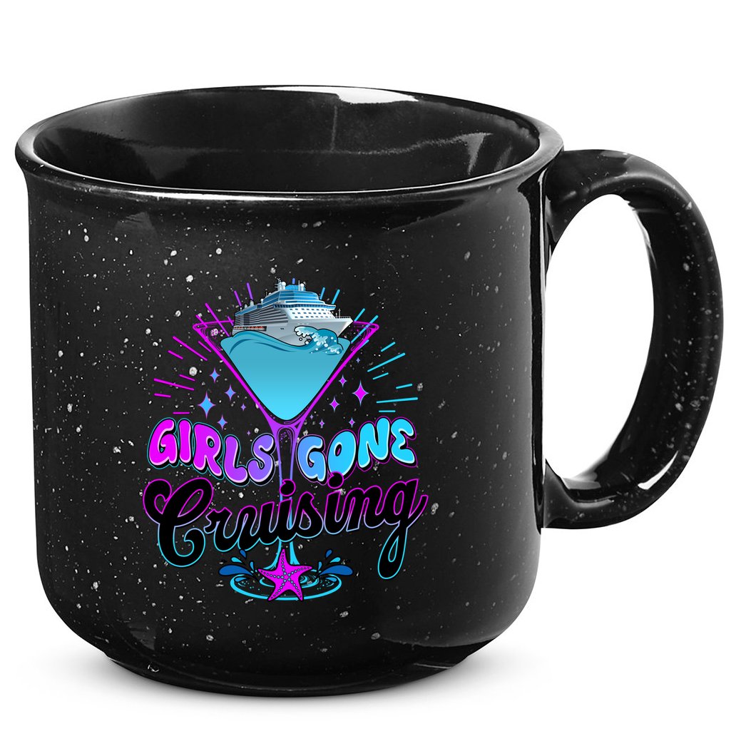 Cute Girl Gone Cruising Girl Trip 15oz Campfire Ceramic Mug