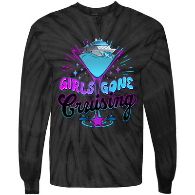 Cute Girl Gone Cruising Girl Trip Tie-Dye Long Sleeve Shirt